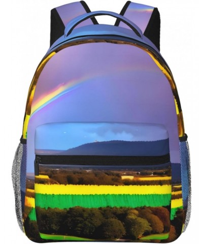 Evening Rainbow Stylish And Lightweight Backpack,Comfortable To Carry,Multi-Pocket Design,23l Capacity,Easily Meet Your Daily...