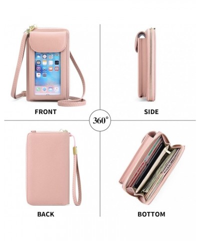 Small Cell Phone Crossbody Bag Purse for Women, PU Leather Wallet Purse… Ab-pink $11.34 Crossbody Bags