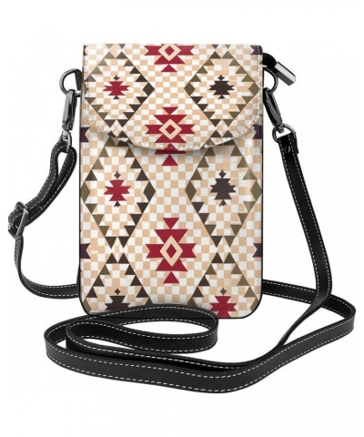 Geometric Vector Crossbody, Zippered Cell Phone Wallet With Card Slot, Removable Shoulder Strap, 7.6 X 4.9 Inches $17.36 Cros...