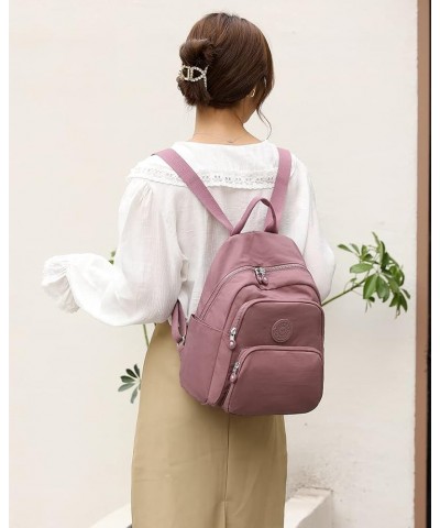 Small Nylon Backpack for Women Mini Backpack Purse Ladies Fashion Backpack Small Travel Bag Daypack(dark blue) Pink $14.88 Ba...