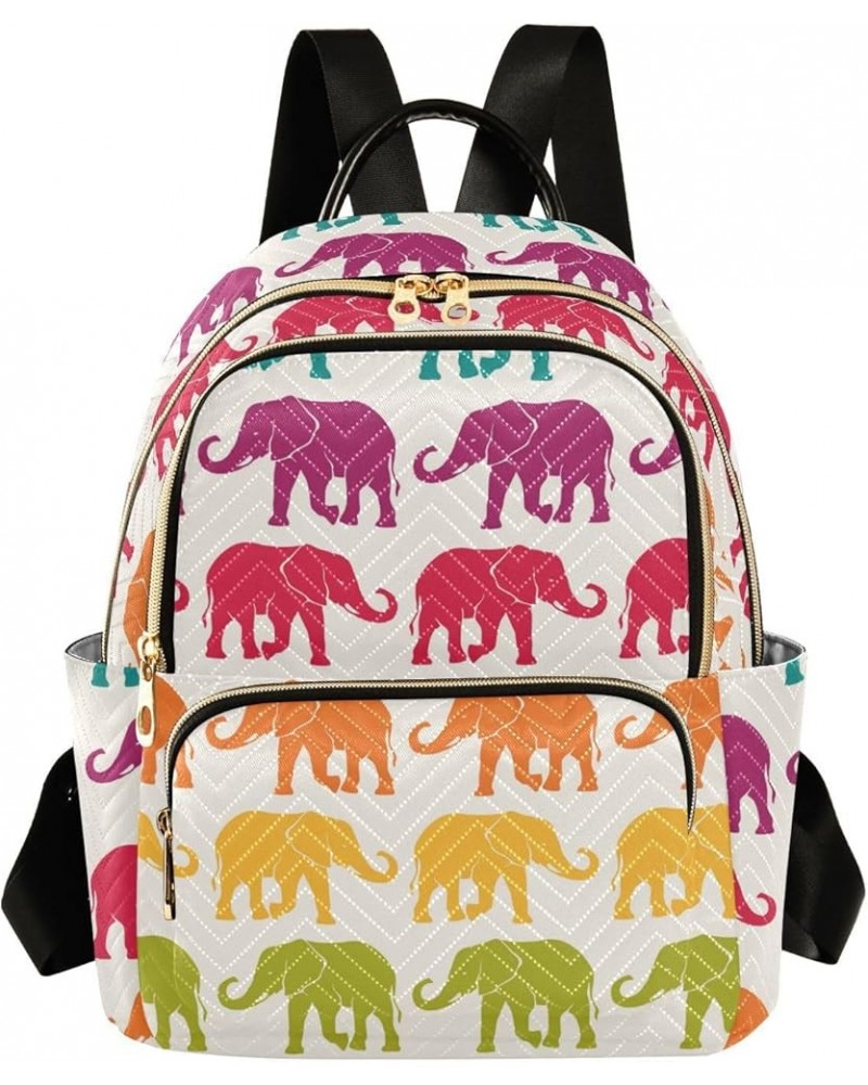 Elephants Backpack Purse for Women Ladies Fashion Travel MiniShoulder Bags Back Pack HandBag Lady Gifts,M Medium $15.05 Backp...