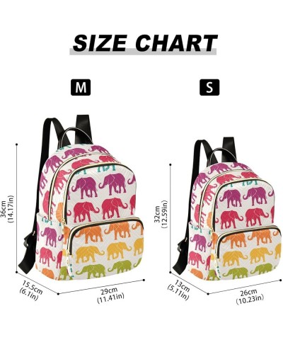 Elephants Backpack Purse for Women Ladies Fashion Travel MiniShoulder Bags Back Pack HandBag Lady Gifts,M Medium $15.05 Backp...