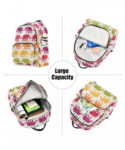 Elephants Backpack Purse for Women Ladies Fashion Travel MiniShoulder Bags Back Pack HandBag Lady Gifts,M Medium $15.05 Backp...