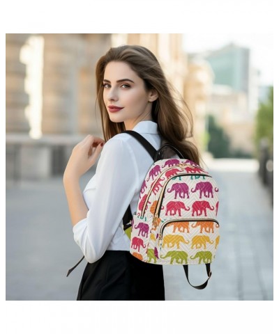 Elephants Backpack Purse for Women Ladies Fashion Travel MiniShoulder Bags Back Pack HandBag Lady Gifts,M Medium $15.05 Backp...