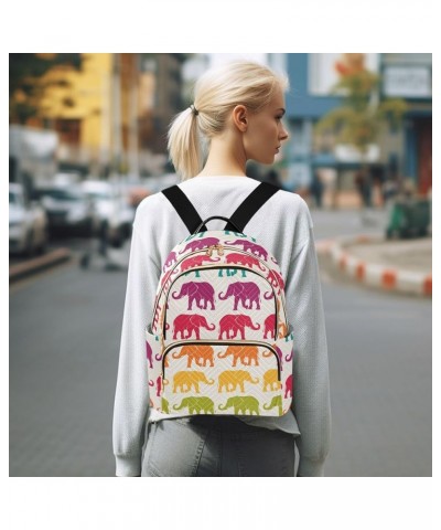 Elephants Backpack Purse for Women Ladies Fashion Travel MiniShoulder Bags Back Pack HandBag Lady Gifts,M Medium $15.05 Backp...