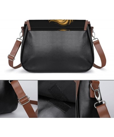 Fashion Crossbody Bags Women's Shoulder Bags Classic City Leather Satchels Hobo Bags Hollywood Star Color4 $18.92 Hobo Bags