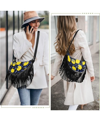 Women Fringe Tassel Cross Body Bag Leisure Shoulder Bag Color065 $12.69 Crossbody Bags