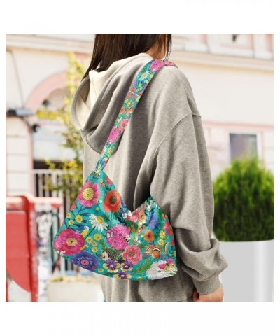 Fluffy Crossbody Bag for Women,Polyester Crossbody Bag Fluffy Tote Bag Lady Shoulder Bag 6 $12.23 Shoulder Bags