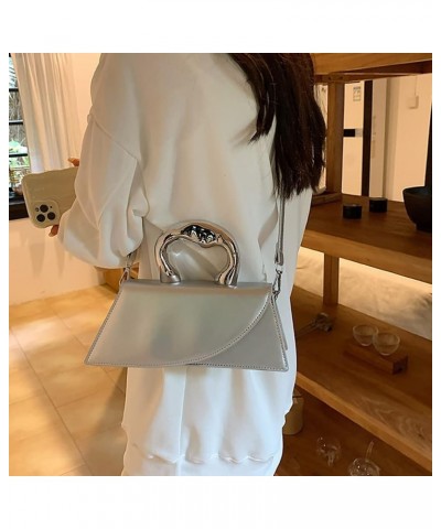 Small Silver Bag Crossbody Bags Satchels Y2K Evening Bags Handbag for Women Hobo Bags Shoulder Bags Tote Bag for Women 2024 B...