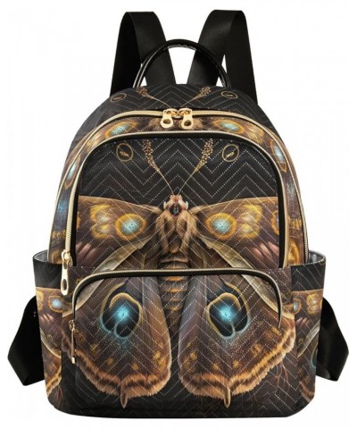 Medium Fashion Backpack for Women Stellar Magical Butterfly Print Ladies Travel Daypack Aesthetic Shoulder Bag 11.4×6.1×14.1 ...