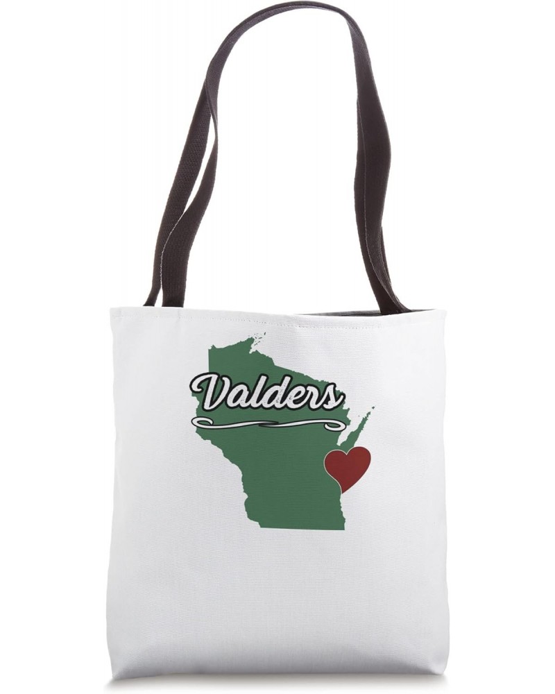 VALDERS - Wisconsin | WI USA - City State Souvenir - Tote Bag $13.80 Totes