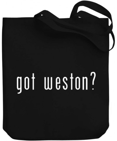 Got Weston? Linear Canvas Tote Bag 10.5" x 16" x 4 $17.20 Totes