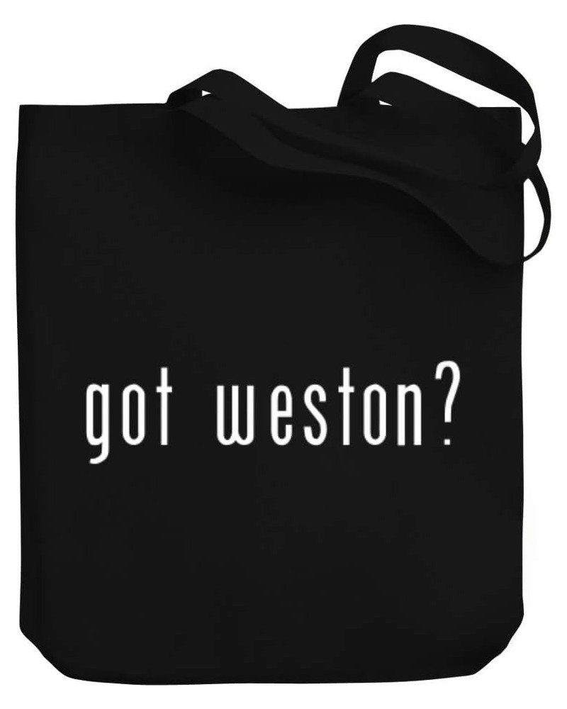 Got Weston? Linear Canvas Tote Bag 10.5" x 16" x 4 $17.20 Totes