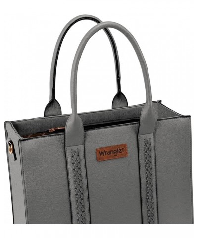 Tote Bag for Women Crossbody Satchel Bag Plain Gray $31.85 Totes