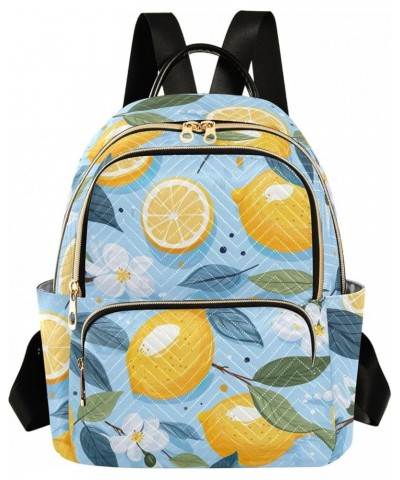 Mystery Fairy on Moon Backpack Purses for Women Quilted Travel Backpack Summer Lemon Medium $17.54 Backpacks