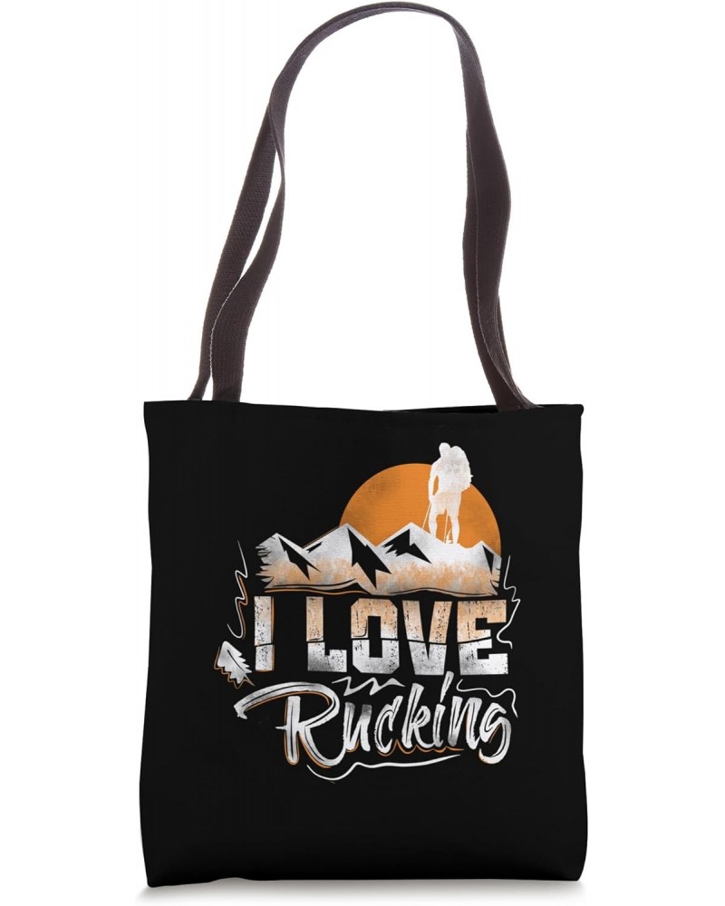 I Love Rucking Workout Ruck Backpack Rucksack Rucking Tote Bag $16.19 Backpacks