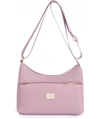 Crossbody Bag for Women Waterproof Shoulder Bag Casual Nylon Purse Handbag Lightweight Travel Purse Purple $20.55 Crossbody Bags