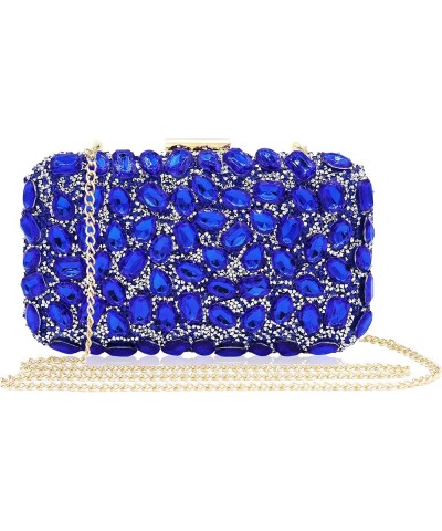 Clutch Purses For Women, Crystal Clutches Evening Bags Gemstone Clutch Purse For Wedding Party Royal Blue $18.22 Evening Bags