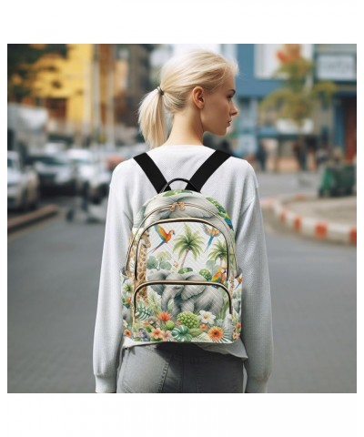 Small Backpack Purse for Women, African Animals and Natural Elements Travel Bag Casual Daypack Shoulder Bag Small $18.71 Back...