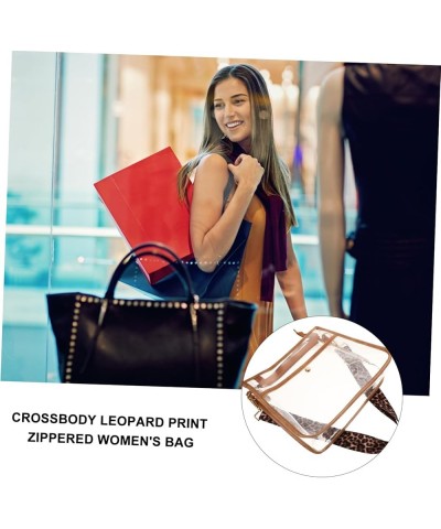 Women's Leopard Zipper Bag Purses Crossbody Purse Cross Body for Women Cruzado De Mujer Purse Crossbody Brown $14.49 Crossbod...