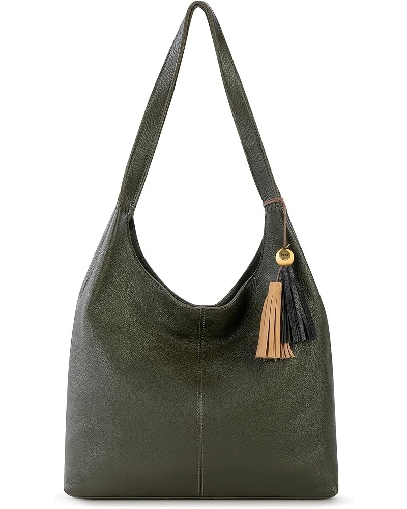 Huntley Leather Hobo Moss $40.92 Hobo Bags