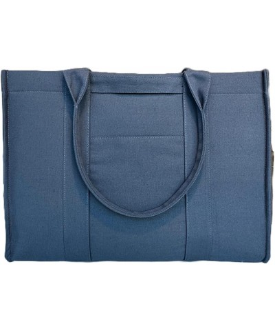 New 2024 Canvas Tote Bag, available in XL or Medium Size, Folds Flat, Slip-in Pockets, Removable Base, Anti-Theft Pocket Beve...