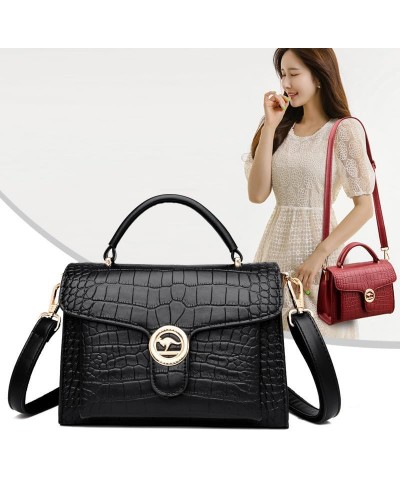 Women Shoulder HandBags Crossbody Bags For Female Leather Designer Purses Handbag Women's Messenger Bag 5263 Red $20.49 Shoul...