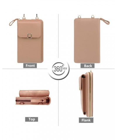 Crossbody Bags for Women Cell Phone Purse Wallet Ladies Small Women's Handbags Shoulder Card Holder Apricot $10.63 Crossbody ...