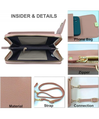 Crossbody Bags for Women Cell Phone Purse Wallet Ladies Small Women's Handbags Shoulder Card Holder Apricot $10.63 Crossbody ...