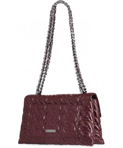 Double Gusset Xbody W/Chain Qu Garnet $74.50 Crossbody Bags