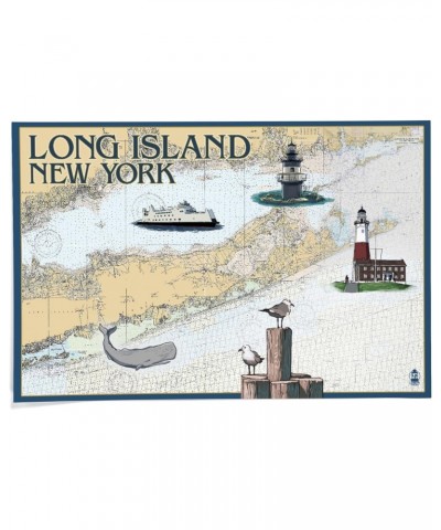 24x36 Inch Giclee Print, Long Island, New York, Nautical Chart 3 $26.49 Totes