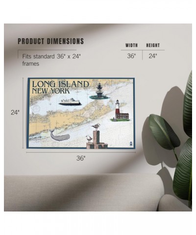 24x36 Inch Giclee Print, Long Island, New York, Nautical Chart 3 $26.49 Totes