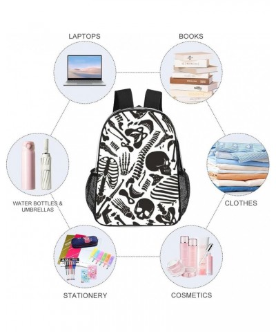 Clear Backpack Heavy Duty Transparent Backpack See Through Backpacks Compatible with Sugar Skulls Clear PVC Bookbags for Work...