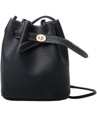 Trendy Women's PU Shoulder Bag with Adjustable Strap fashion sling bucket bag $8.88 Shoulder Bags