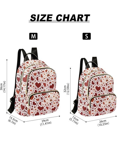 Heart Shape Mini Backpack Purse for Women, Sweet Valentines Day Travel Backpack Fashion Backpack Lightweight Shoulder Bag Sma...