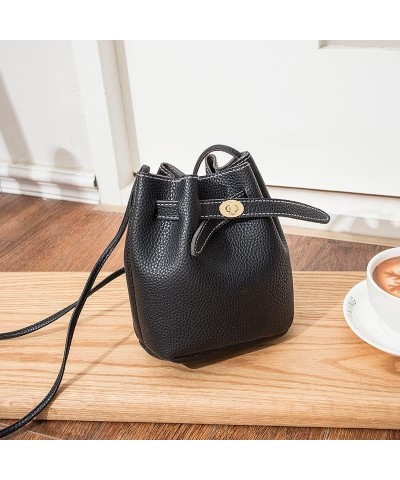 Trendy Women's PU Shoulder Bag with Adjustable Strap fashion sling bucket bag $8.88 Shoulder Bags