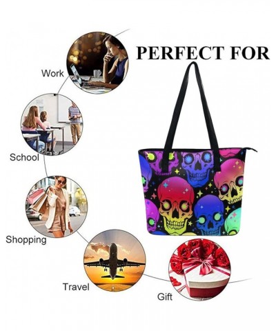 Large Tote Bag Fashion Portable Handbags With Zipper For Women And Men Color524 $15.80 Totes