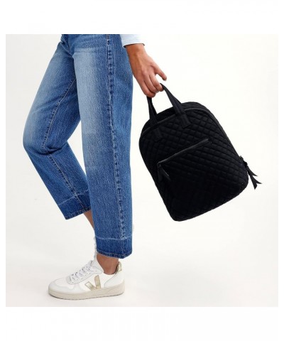 Women's Cotton Mini Totepack Backpack Bees Navy - Recycled Cotton $17.18 Totes