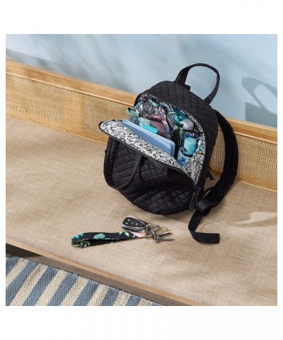 Women's Cotton Mini Totepack Backpack Bees Navy - Recycled Cotton $17.18 Totes