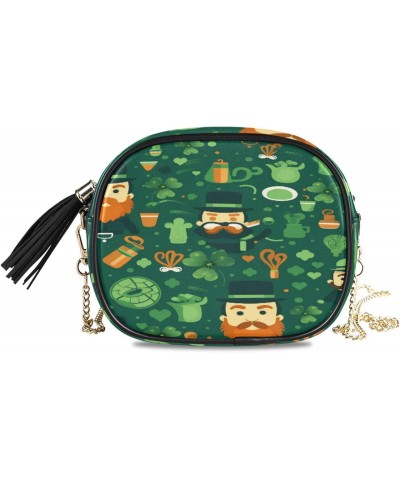 Crossbody Purse Small Crossbody Bags Shoulder Handbags St- Patrick's Day Seven for Women $14.74 Shoulder Bags