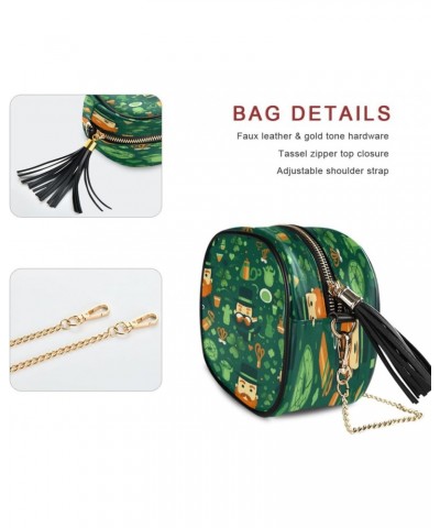 Crossbody Purse Small Crossbody Bags Shoulder Handbags St- Patrick's Day Seven for Women $14.74 Shoulder Bags