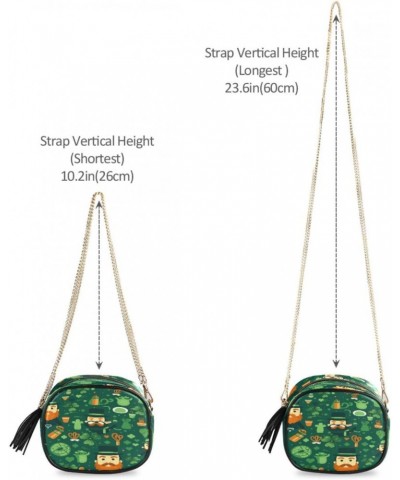 Crossbody Purse Small Crossbody Bags Shoulder Handbags St- Patrick's Day Seven for Women $14.74 Shoulder Bags