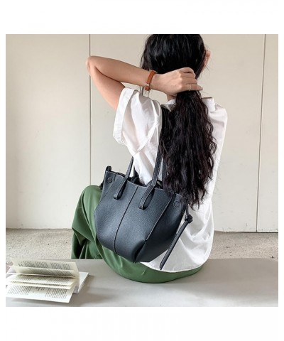 Tote Bag for Women Purse Small Faux Leather Tote Handbag Chic Shoulder Bags Fashion Dumpling Underarm Bag for Work Black $14....