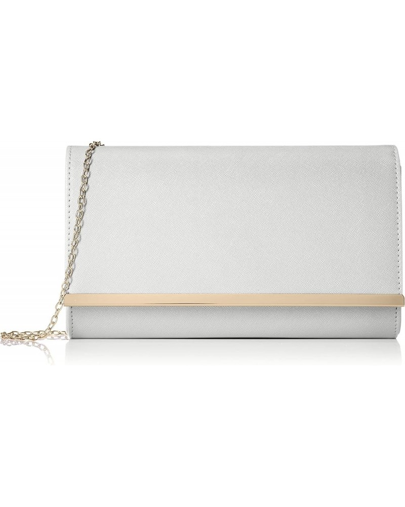 Metal Clutch Bag White Free $20.55 Clutches