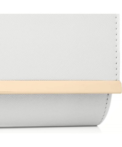 Metal Clutch Bag White Free $20.55 Clutches