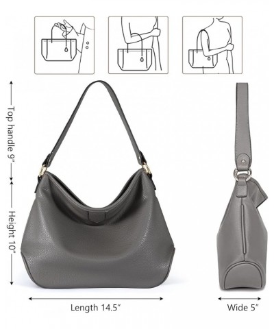 Hobo Bags for Women Purses and Handbags Shoulder Satchel Bag A-gray $10.75 Hobo Bags