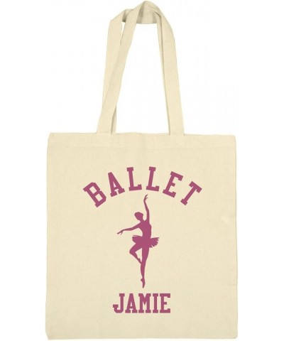 Ballet Dance Bag: Canvas Bargain Tote Bag Natural $10.80 Totes