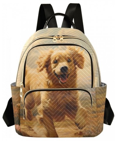 Dog Oil Painting Style Fashion Travel Backpack for Women Multi Pockets Lightweight Purse for Women-M Multicolor Small $17.15 ...