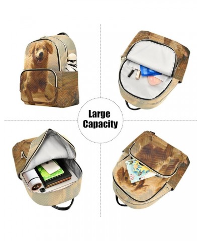 Dog Oil Painting Style Fashion Travel Backpack for Women Multi Pockets Lightweight Purse for Women-M Multicolor Small $17.15 ...