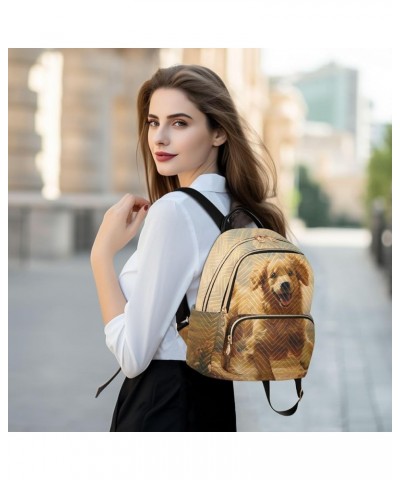 Dog Oil Painting Style Fashion Travel Backpack for Women Multi Pockets Lightweight Purse for Women-M Multicolor Small $17.15 ...